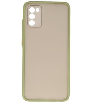 Samsung Galaxy A02S Hoesje Back Cover Telefoonhoesje Groen