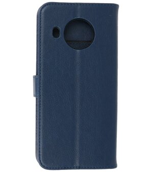 Nokia X10 &amp; Nokia X20 Hoesje Book Case Telefoonhoesje Navy