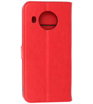 Nokia X10 &amp; Nokia X20 Hoesje Book Case Telefoonhoesje Rood