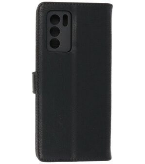 Oppo Reno 6 Pro 5G Hoesje Book Case Telefoonhoesje Zwart
