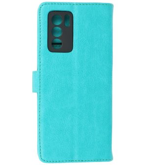 Oppo Reno 6 Pro 5G Hoesje Book Case Telefoonhoesje Groen