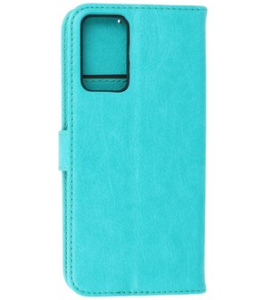 Oppo A94 5G &amp; A95 5G Hoesje Book Case Telefoonhoesje Groen