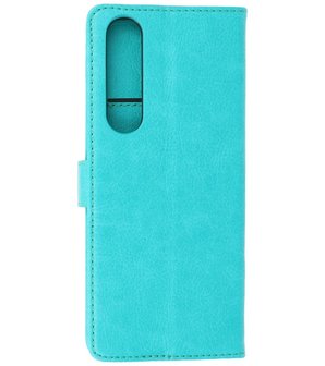Sony Xperia 1 III Hoesje Book Case Telefoonhoesje Groen