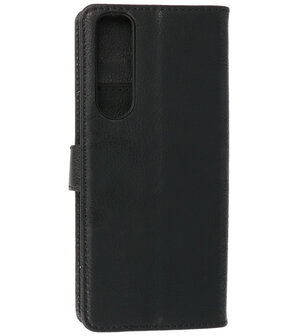 Sony Xperia 5 III Hoesje Book Case Telefoonhoesje Zwart