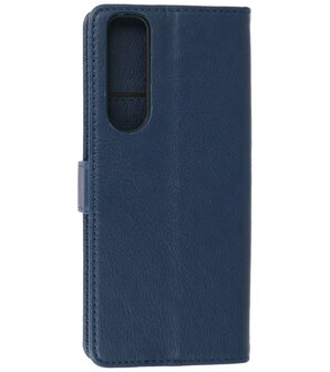 Sony Xperia 5 III Hoesje Book Case Telefoonhoesje Navy