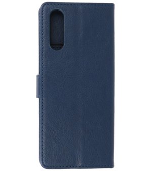 Sony Xperia 10 III Hoesje Book Case Telefoonhoesje Navy