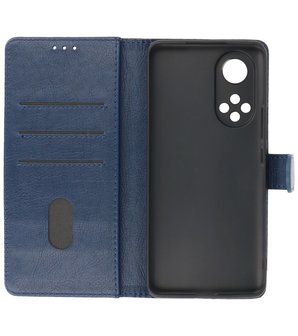 Honor 50 Pro Hoesje Book Case Telefoonhoesje Navy