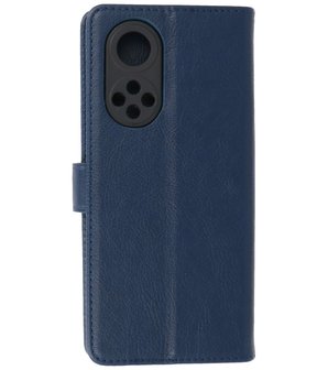 Honor 50 Pro Hoesje Book Case Telefoonhoesje Navy