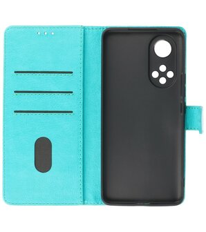 Honor 50 Pro Hoesje Book Case Telefoonhoesje Groen