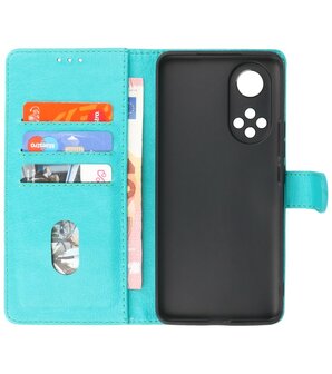 Honor 50 Pro Hoesje Book Case Telefoonhoesje Groen