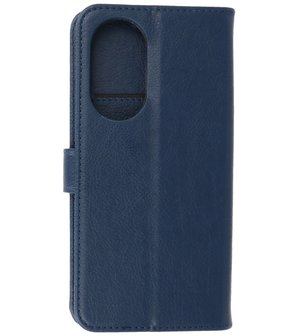 Honor 50 SE Hoesje Book Case Telefoonhoesje Navy