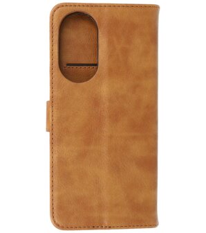 Honor 50 SE Hoesje Book Case Telefoonhoesje Bruin