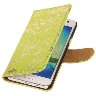 Lace Groen Microsoft Lumia 535 Book/Wallet Case/Cover Hoesje