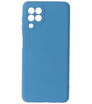 Samsung Galaxy A22 4G Hoesje - Backcover Telefoonhoesje - Blauw