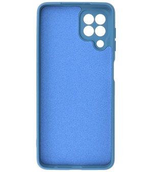 Samsung Galaxy A22 4G Hoesje - Backcover Telefoonhoesje - Blauw