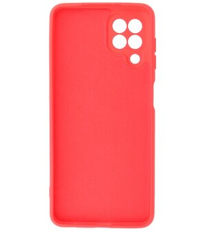 Samsung Galaxy A22 4G Hoesje - Backcover Telefoonhoesje - Rood