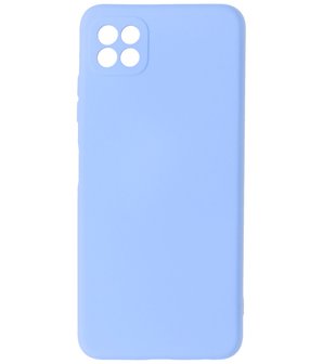 Samsung Galaxy A22 5G Hoesje - Backcover Telefoonhoesje - Paars