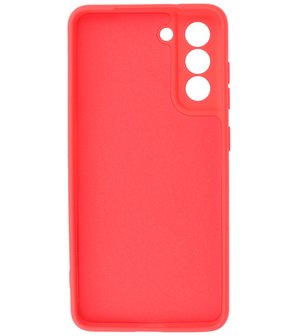 Samsung Galaxy S21 FE Hoesje - Backcover Telefoonhoesje - Rood