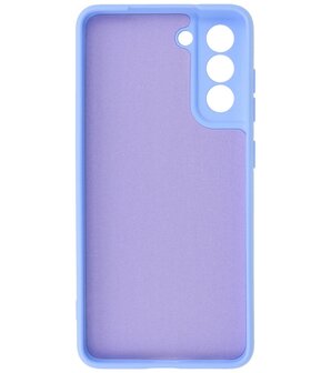 Samsung Galaxy S21 FE Hoesje - Backcover Telefoonhoesje - Paars