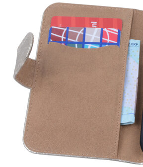 Lace Goud Hoesje voor Samsung Galaxy Core Book/Wallet Case/Cover