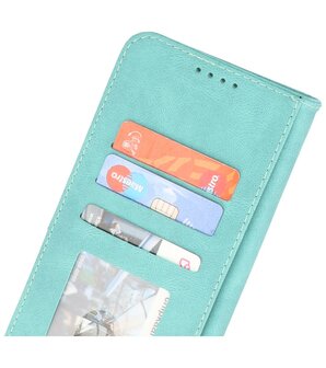 Samsung Galaxy A22 5G Hoesje - Portemonnee Book Case - Kaarthouder &amp; Magneetlipje - Kunstleer - Turqauoise