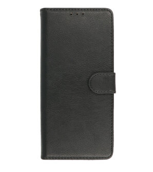 Motorola Moto Edge 2021 Hoesje - Book Case Telefoonhoesje - Kaarthouder Portemonnee Hoesje - Wallet Case - Zwart