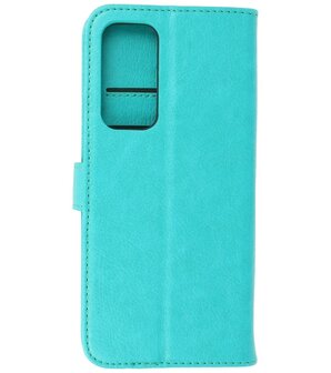 Motorola Moto Edge 2021 Hoesje - Book Case Telefoonhoesje - Kaarthouder Portemonnee Hoesje - Wallet Case - Groen