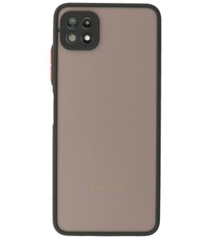 Samsung Galaxy A22 5G Hoesje - Back Cover Telefoonhoesje - Zwart