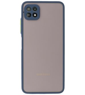 Samsung Galaxy A22 5G Hoesje - Back Cover Telefoonhoesje - Blauw