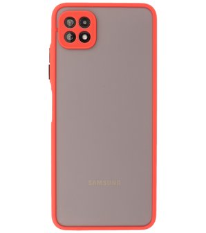 Samsung Galaxy A22 5G Hoesje - Back Cover Telefoonhoesje - Rood