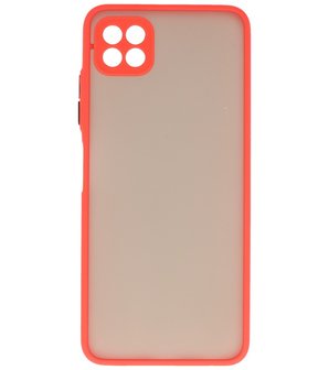 Samsung Galaxy A22 5G Hoesje - Back Cover Telefoonhoesje - Rood