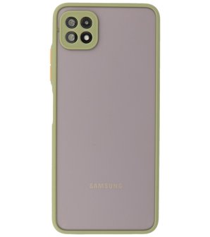 Samsung Galaxy A22 5G Hoesje - Back Cover Telefoonhoesje - Groen