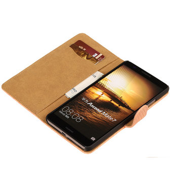 Pink Slang Hoesje voor Huawei Ascend Mate 7 Book/Wallet Case/Cover