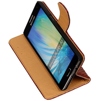 BC Slang Rood Samsung Galaxy A5 2015 Bookcase Cover Hoesje 