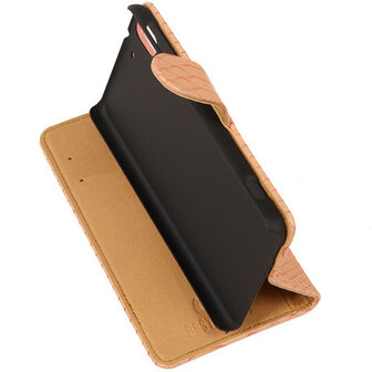 BC Slang Pink Hoesje voor HTC Desire Eye Stand Bookcase Cover