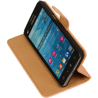 BC " Slang " Pink Hoesje voor Samsung Galaxy Grand Prime Bookcase Cover