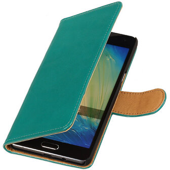 PU Leder Groen Microsoft Lumia 535 Book/Wallet Case/Cover 