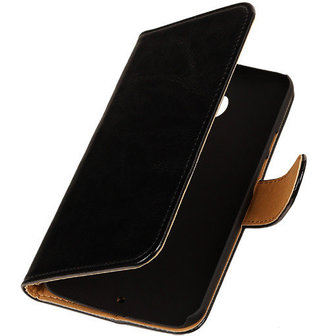 PU Leder Zwart Hoesje voor Samsung Galaxy A3 2015 Book/Wallet Case/Cover