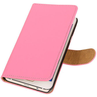 Roze Hoesje voor Motorola Nexus 6 Book Wallet Case