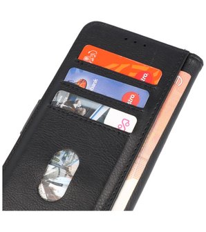 iPhone 13 Mini Hoesje - Book Case Telefoonhoesje - Kaarthouder Portemonnee Hoesje - Wallet Case - Zwart