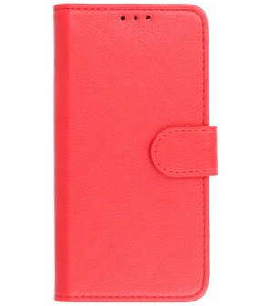 iPhone 13 Hoesje - Book Case Telefoonhoesje - Kaarthouder Portemonnee Hoesje - Wallet Case - Rood