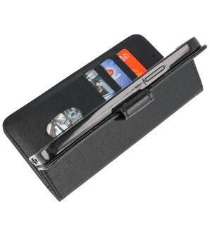 iPhone 13 Pro Hoesje - Book Case Telefoonhoesje - Kaarthouder Portemonnee Hoesje - Wallet Case - Zwart