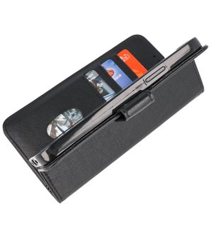 iPhone 13 Pro Max Hoesje - Book Case Telefoonhoesje - Kaarthouder Portemonnee Hoesje - Wallet Case - Zwart