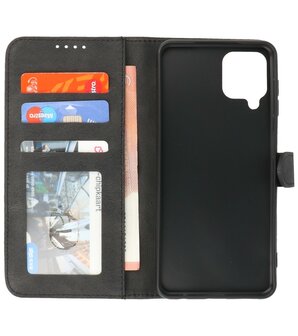 Samsung Galaxy A22 4G Hoesje Portemonnee Book Case - Zwart