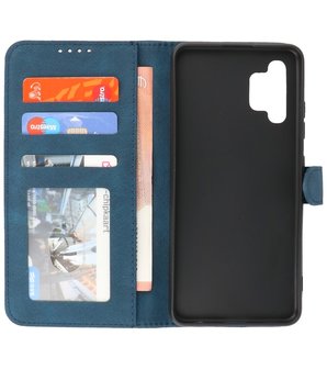 Samsung Galaxy A32 4G Hoesje Portemonnee Book Case - Blauw
