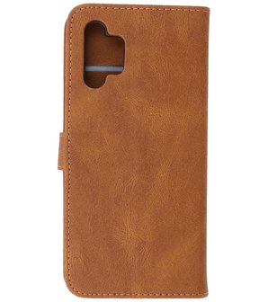 Samsung Galaxy A32 4G Hoesje Portemonnee Book Case - Bruin