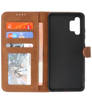 Samsung Galaxy A32 4G Hoesje Portemonnee Book Case - Bruin