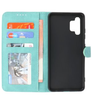 Samsung Galaxy A32 4G Hoesje Portemonnee Book Case - Turquoise