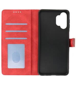 Samsung Galaxy A32 5G Hoesje Portemonnee Book Case - Rood