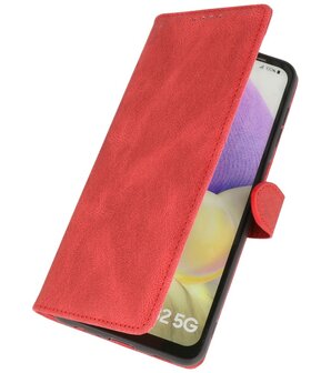 Samsung Galaxy A32 5G Hoesje Portemonnee Book Case - Rood